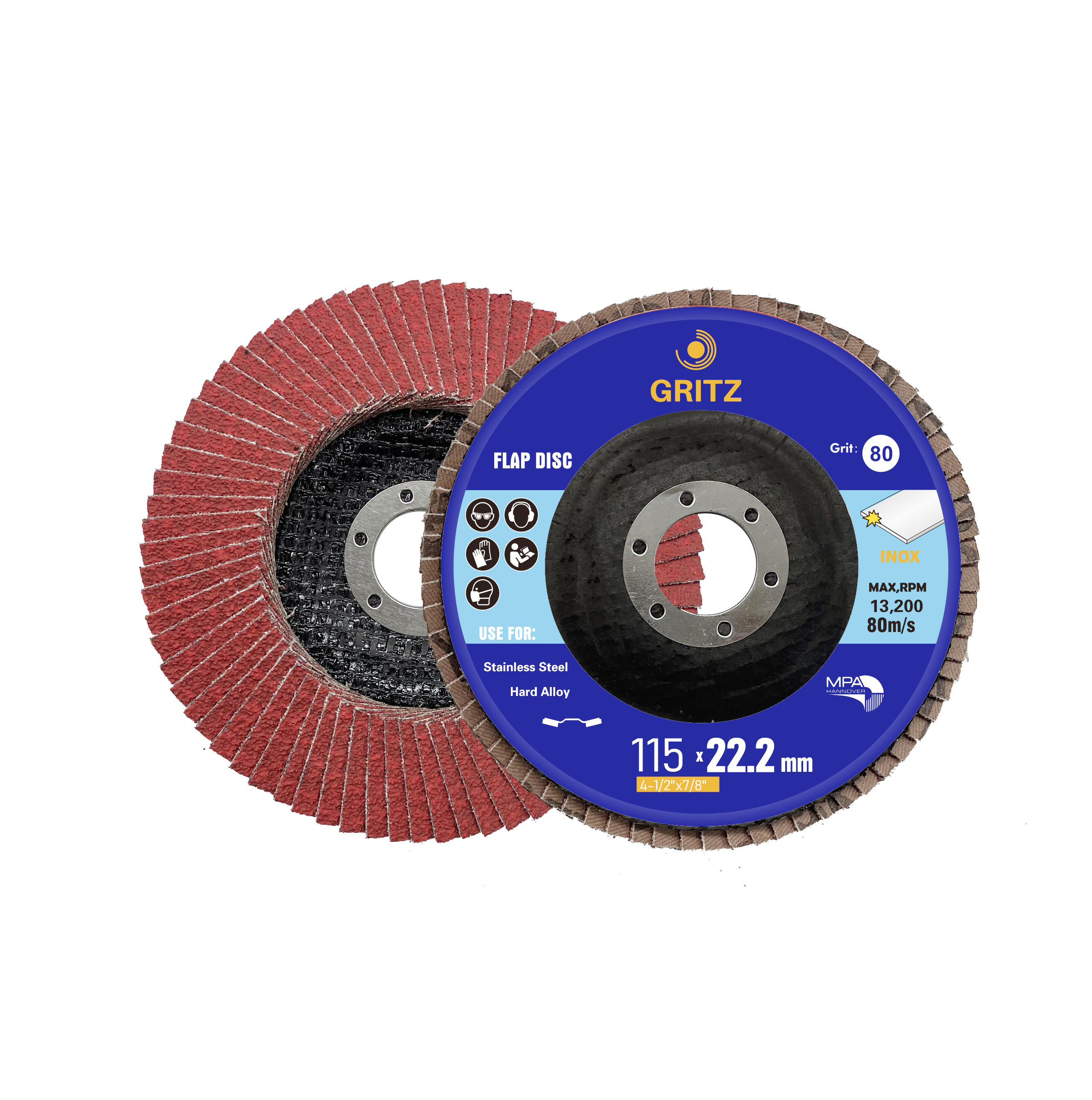 Ceramic flap disc