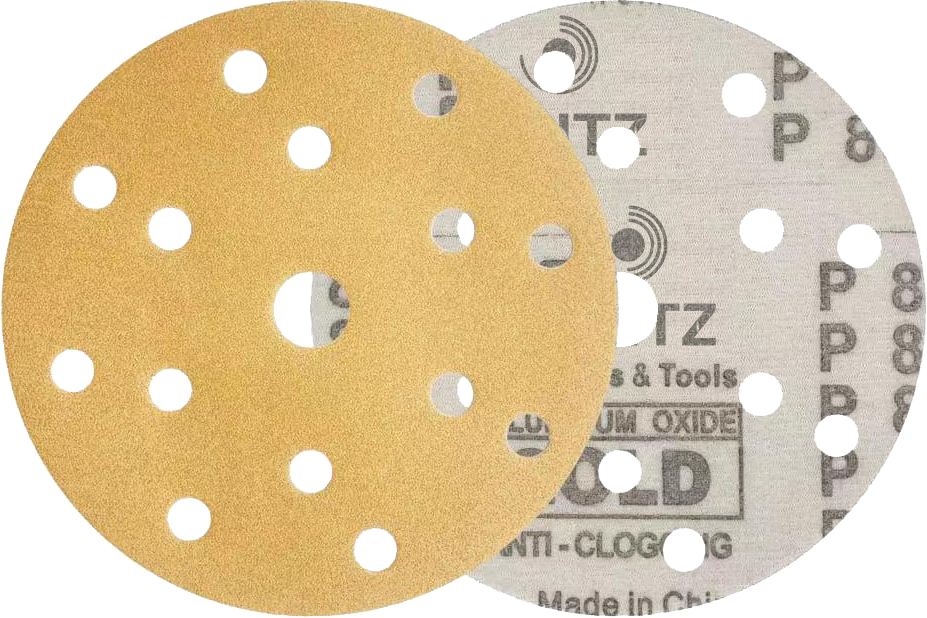 Gold velcro disc