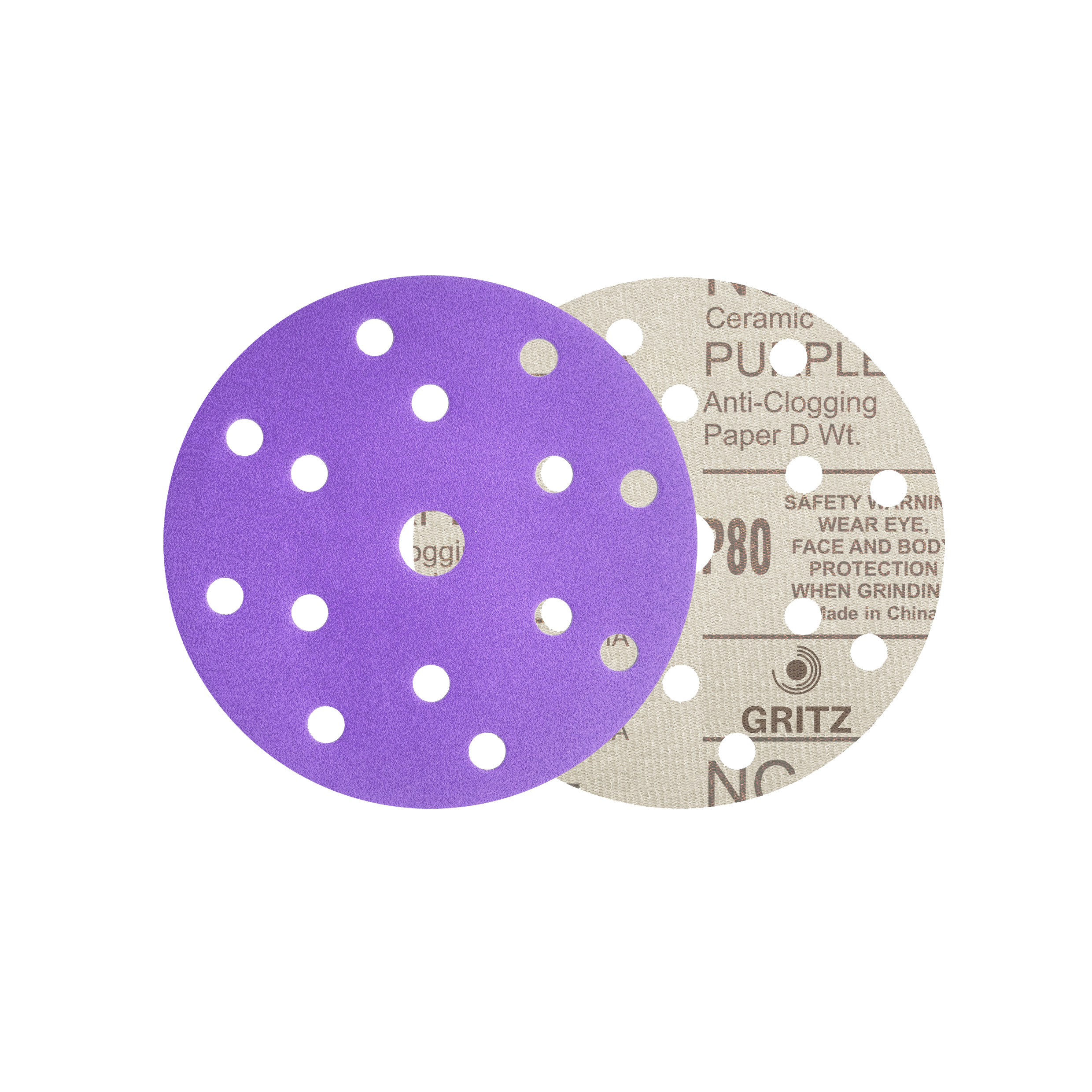 Purple velcro disc